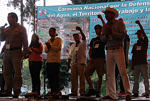 CARAVANA POR LA DEFENSA DEL AGUA, EL TERRITORIO, EL TRABAJO Y LA VIDA